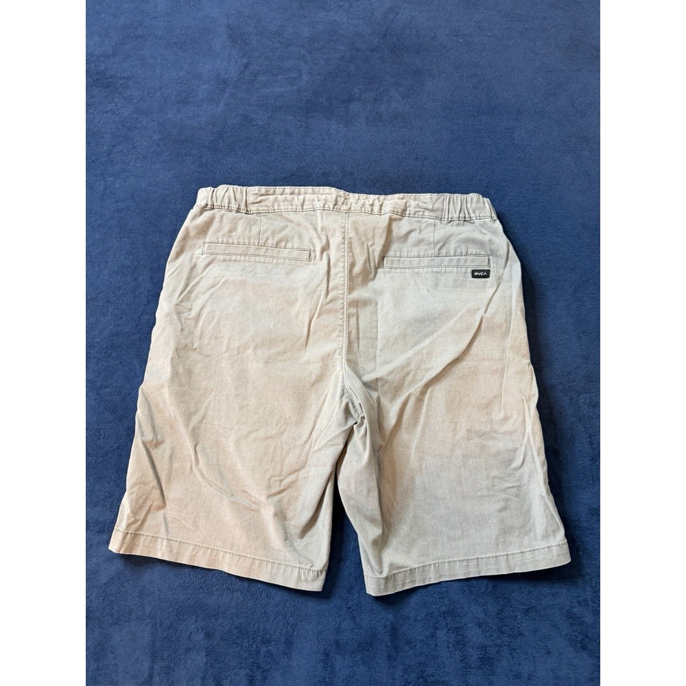 Men’s RVCA Elastic Weekend Shorts Sz 32 Gray (See Photos) Y2K Workwear Chino